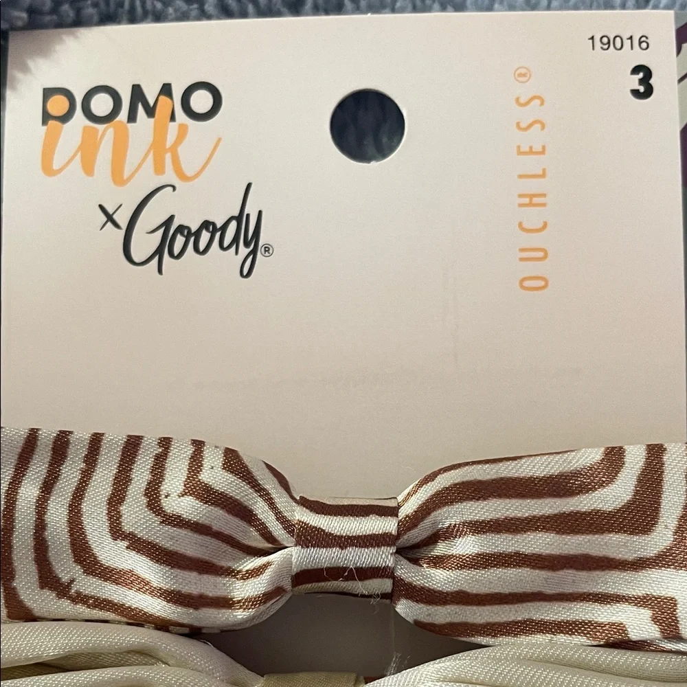 Goody Hair Bow Set - Cream, Brown, Multicolor